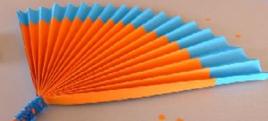 éventail en papier