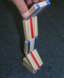 jeu de bois - serpent magique