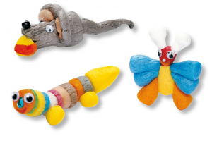 la chenille le papillon et la souris en flocons de maïs